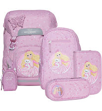 Beckmann Skoletaskesæt - Classic - Rosie - Pink Beckmann Skoletaskesæt - Classic - Rosie - Pink