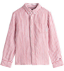 Tommy Hilfiger  Skjorte - Primary Red Stripe Tommy Hilfiger  Skjorte - Primary Red Stripe