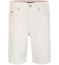 Tommy Hilfiger Shorts - Denim - Modern Straight - Hvid Tommy Hilfiger Shorts - Denim - Modern Straight - Hvid