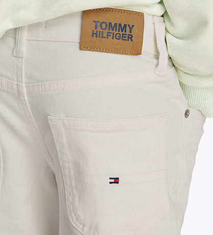 Tommy Hilfiger Shorts - Denim - Modern Straight - Hvid Tommy Hilfiger Shorts - Denim - Modern Straight - Hvid