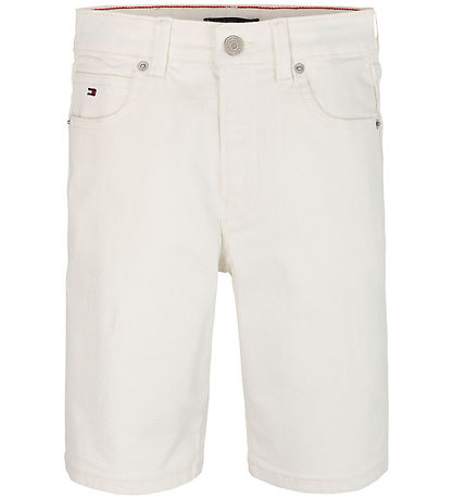Tommy Hilfiger Shorts - Denim - Modern Straight - Hvid Tommy Hilfiger Shorts - Denim - Modern Straight - Hvid