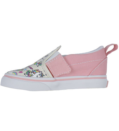 Vans Sko - Slip-On V - Ballet Skaticorn - Marshmallow/Pink