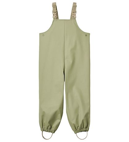 Wheat Regnbukser m. Seler - PU - Charlo - Green Tea Wheat Regnbukser m. Seler - PU - Charlo - Green Tea