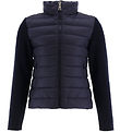 Moncler Cardigan - Ull/Dun - Marinblå