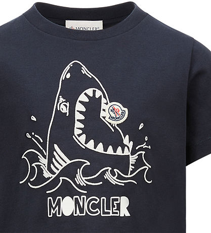 Moncler T-shirt - Navy m. Haj Moncler T-shirt - Navy m. Haj