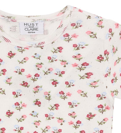 Hust and Claire Body k/æ - Bri - Ivory m. Blomster Hust and Claire Body k/æ - Bri - Ivory m. Blomster