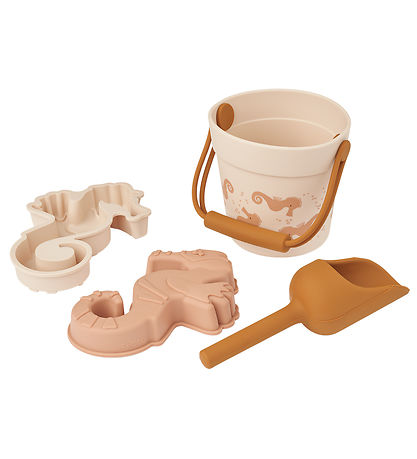 Liewood Strandsæt - Silikone - 4 Dele - Mini - Seahorse/Apple Bl Liewood Strandsæt - Silikone - 4 Dele - Mini - Seahorse/Apple Bl