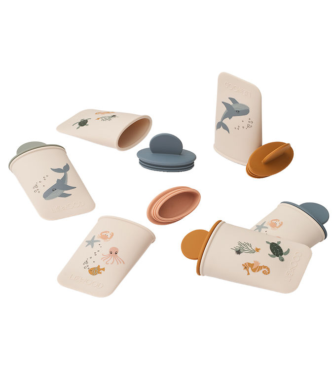 Liewood Malik printed mini isformere 12 dele Sea creature-sandy