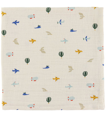 Liewood Stofbleer - 2-pak - 65x65 cm - Lewis - Aviator/Ecru