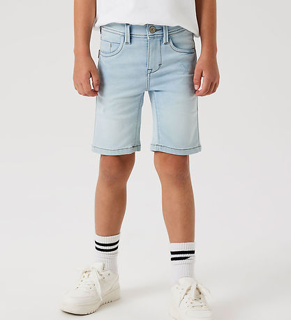 Name It Stuttbuxur - Noos - NkmTheo - Light Blue Denim