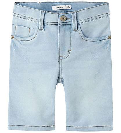 Name It Stuttbuxur - Noos - NkmTheo - Light Blue Denim