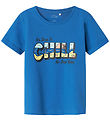 Name It T-shirt - NmmVux - Star Sapphire/Chill