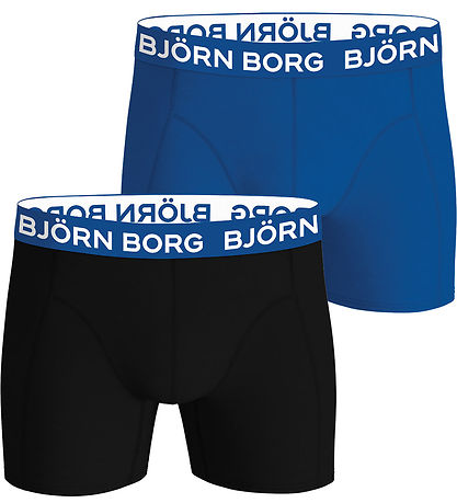 Björn Borg Boxershorts - 2-pak - Blå/Sort