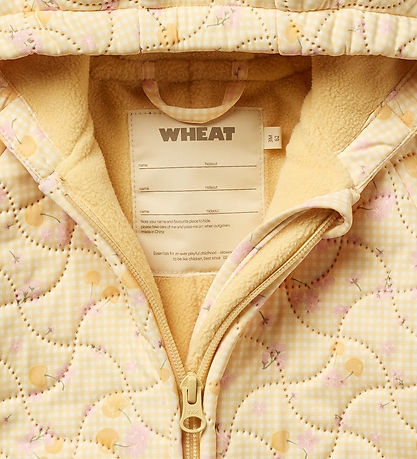 Wheat 보온 수트 포함 플리스 - 커들 - 옐로우 체리