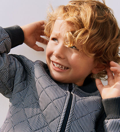 Wheat Termojakke - Loui - Ink Stripe Wheat Termojakke - Loui - Ink Stripe