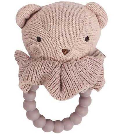 Smallstuff Biderangle - Bjørn - Strik - 10 cm - Soft Rose