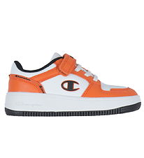 Champion Sko - RD18 2.0 Low Cut - Hvid/Sort/Orange Champion Sko - RD18 2.0 Low Cut - Hvid/Sort/Orange