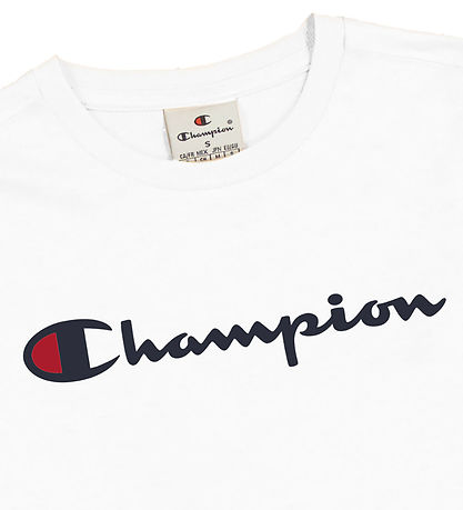 Champion T-shirt - Hvid m. Logo Champion T-shirt - Hvid m. Logo