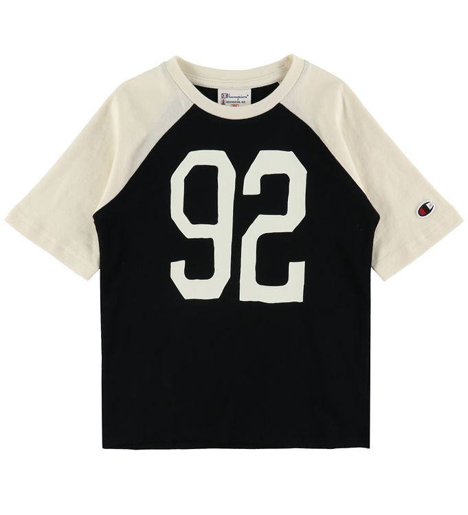 Champion T-shirt - Sort/Hvid