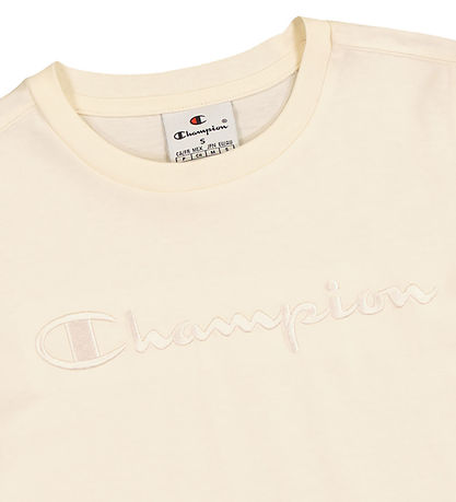 Champion T-shirt - Offwhite m. Logo