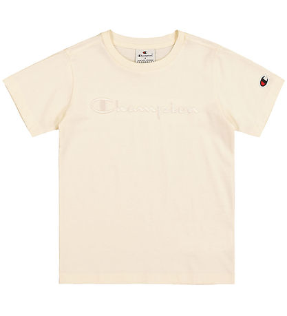 Champion T-shirt - Offwhite m. Logo