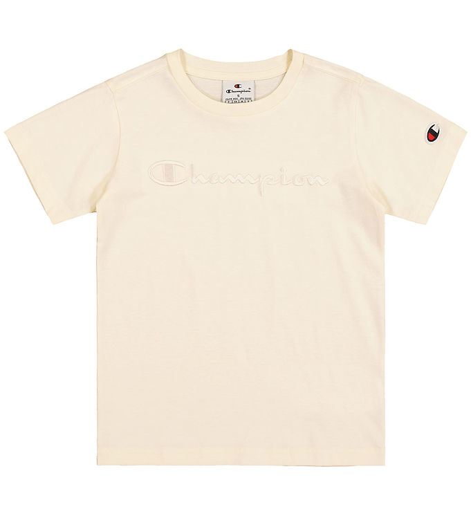 Champion T-shirt - Offwhite m. Logo