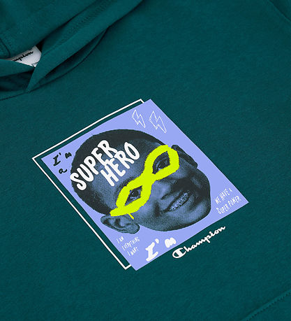 Champion Hættetrøje - Grøn
