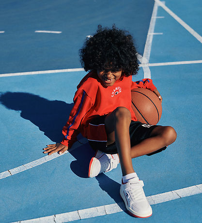 Champion Hættetrøje - Rød m. Logo Champion Hættetrøje - Rød m. Logo