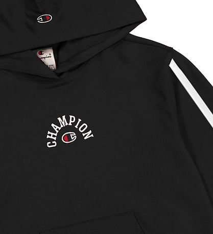 Champion Hoodie - Black w. Logo