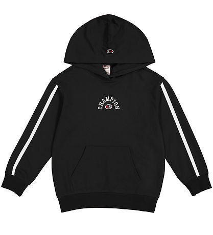 Champion Hoodie - Black w. Logo