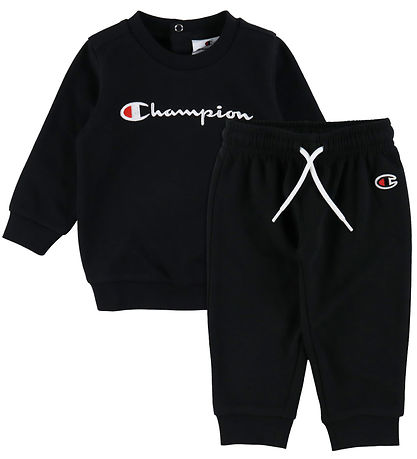 Champion Sweat Set - Crewneck - Black