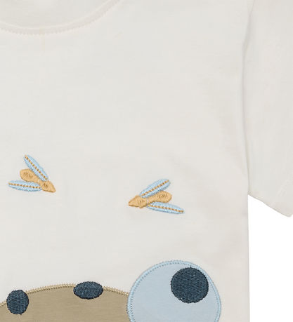 Hust and Claire T-shirt - Anton - Ivory m. Lomme Hust and Claire T-shirt - Anton - Ivory m. Lomme