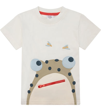 Hust and Claire T-shirt - Anton - Ivory m. Lomme