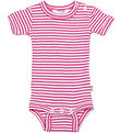 Joha Body k/æ - Rib - Uld/Silke - Off White/Pink Joha Body k/æ - Rib - Uld/Silke - Off White/Pink