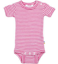 Joha Body k/æ - Rib - Uld/Silke - Off White/Pink Joha Body k/æ - Rib - Uld/Silke - Off White/Pink