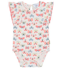 Hust and Claire Bodysuit Sleeveless - Bri - Ivory w. Butterflies Hust and Claire Bodysuit Sleeveless - Bri - Ivory w. Butterflies