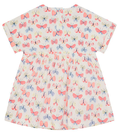 Hust and Claire Kjolebody k/æ - Kaja - Ivory m. Sommerfugle