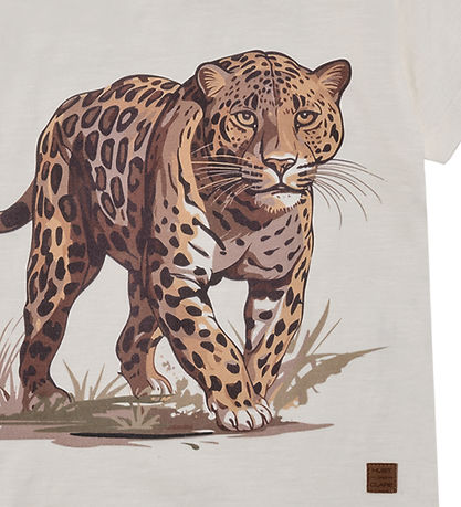 Hust and Claire T-shirt - Anton - Ivory m. Leopard