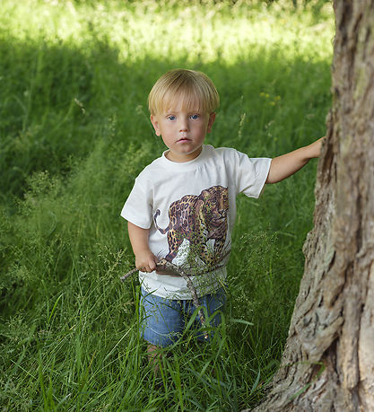 Hust and Claire T-shirt - Anton - Ivory m. Leopard