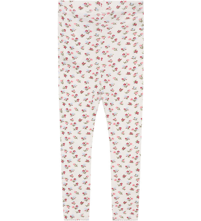 Hust and Claire Leggings - Laerke - Ivory m. Blomster