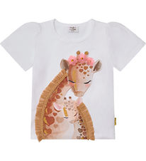 Hust and Claire T-shirt - Alma - White m. Glitter Hust and Claire T-shirt - Alma - White m. Glitter