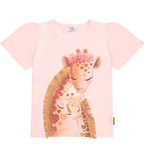 Hust and Claire T-shirt - Alma - Rose Beach m. Glitter