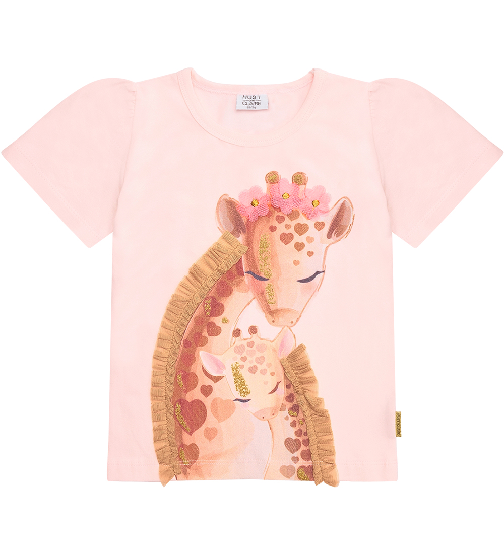 Hust and Claire T-Shirt - Alma - Rose Strand m. Glitter - Hust and Claire - 5 Jahre (110) - T-Shirts
