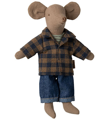 Maileg Mus - Far Mus - Jeans/Skjorte Maileg Mus - Far Mus - Jeans/Skjorte