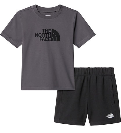 The North Face Shortssæt - T-shirt/Shorts - Smoked Pearl/Black