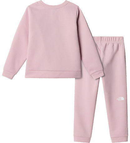 The North Face Sweatsæt - Bluse/Bukser - Pink Clover m. Logo
