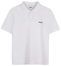 BOSS Polo - Hvid m. Print BOSS Polo - Hvid m. Print