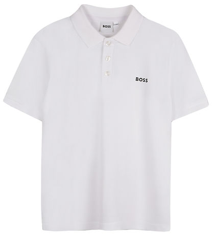 BOSS Polo - Hvid m. Print