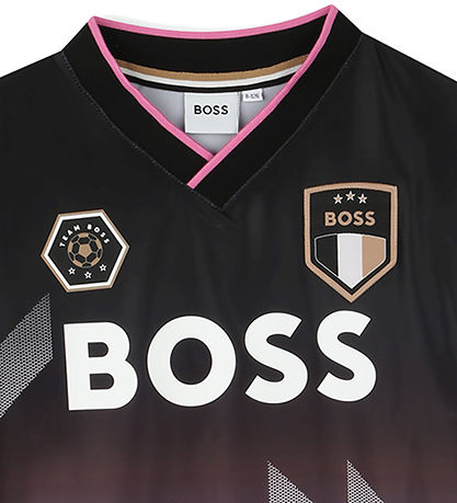 BOSS T-shirt - Team Boss - Sort m. Rosa BOSS T-shirt - Team Boss - Sort m. Rosa