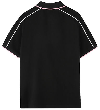 BOSS Polo - Team Boss - Sort m. Rosa BOSS Polo - Team Boss - Sort m. Rosa